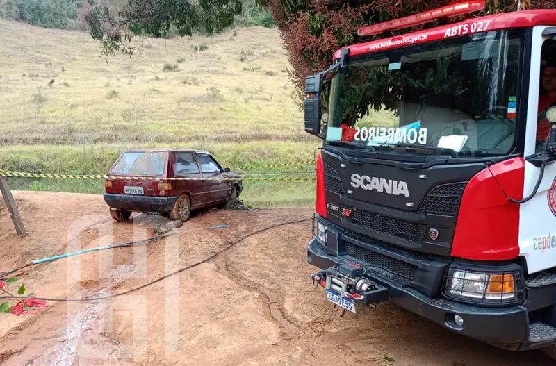 Morador de Baixo Guandu que estava desaparecido é encontrado morto dentro de carro submerso em lagoa de Itaguaçu
