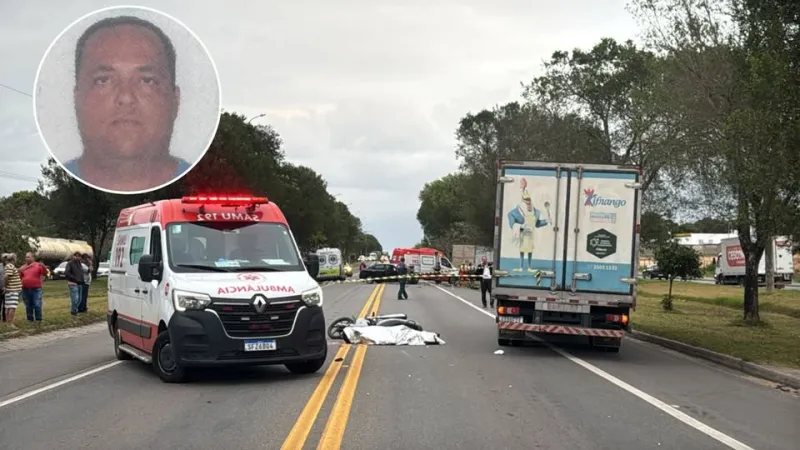 Motociclista morre em grave acidente com cinco veículos em Linhares