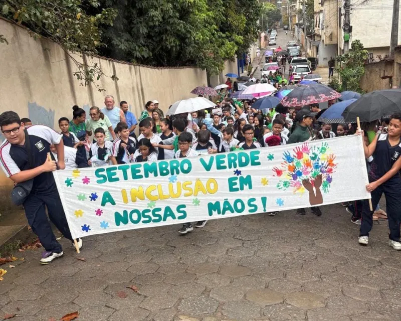 Escola de Colatina promove evento no Carlos Germano Naumann pelo Dia Nacional de Luta da Pessoa com Deficiência