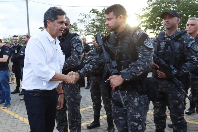 Megaoperação em Colatina reúne forças de segurança e conta com participação do vice-governador Ricardo Ferraço