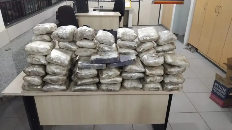 Casal é preso com grande carga de drogas na BR-259; destino seria Colatina
