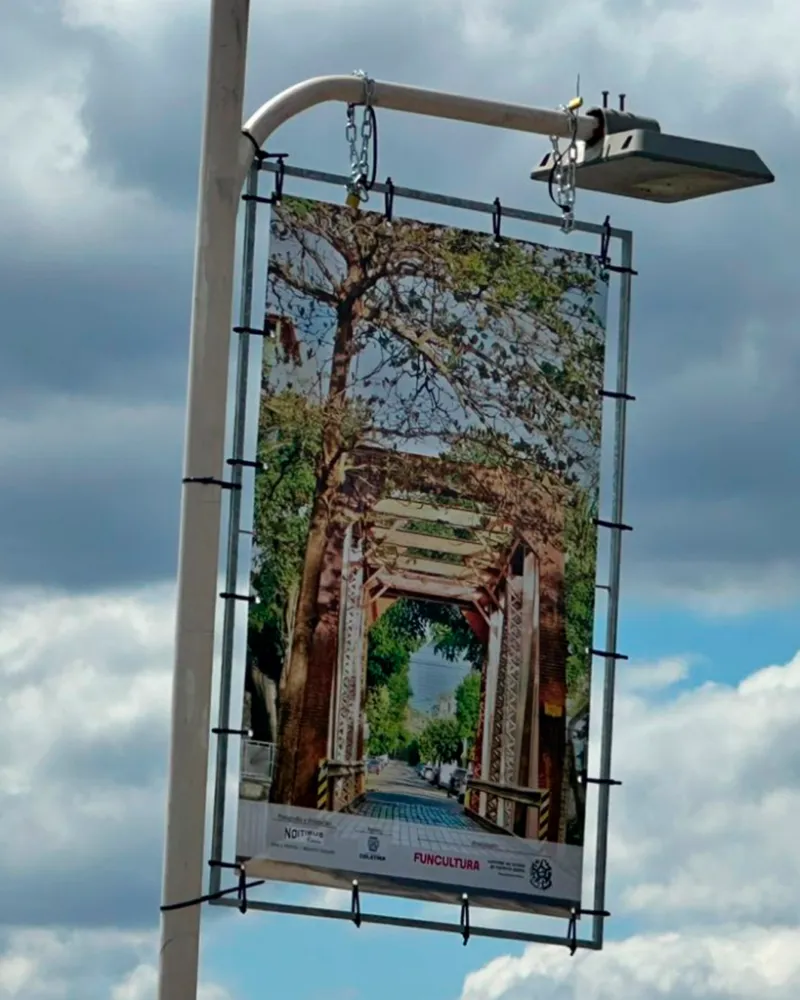 Ponte Florentino Avidos ganha galeria a céu aberto com exposição fotográfica, em Colatina