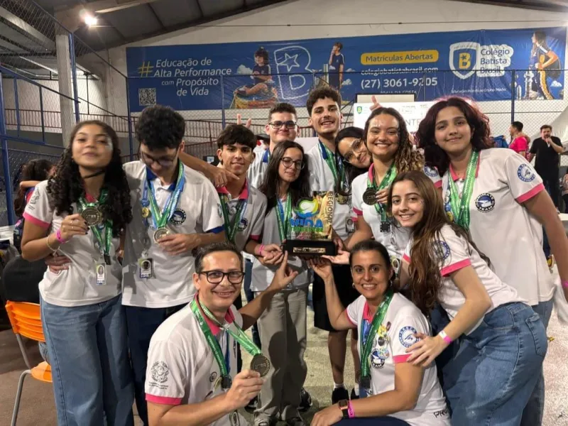 Equipe de Robótica da EEEFM Honório Fraga conquista 1º lugar no Torneio Brasil de Robótica