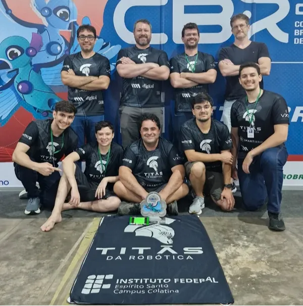 Titãs da Robótica, do Ifes Colatina, conquistam o Campeonato Brasileiro e vão representar o Brasil na Coreia do Sul