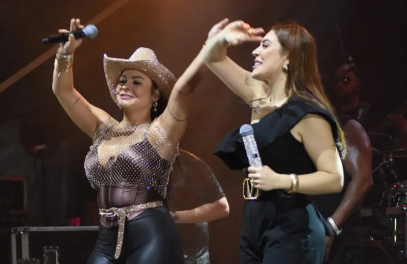 Cantora Maya Ribeiro, de Colatina, divide o palco com Naiara Azevedo