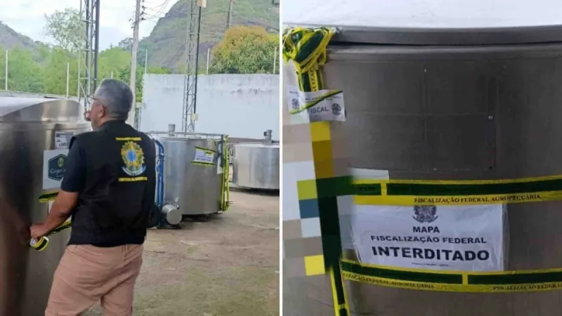 Operação fecha posto clandestino de refrigeração de leite em Ecoporanga