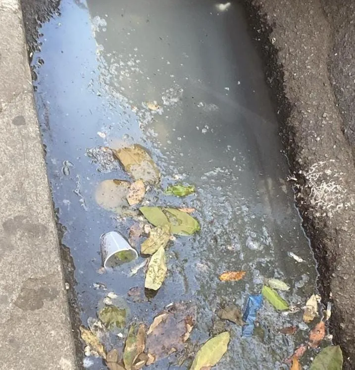 Mau cheiro e inércia: comerciantes denunciam bueiros entupidos na principal avenida de Colatina