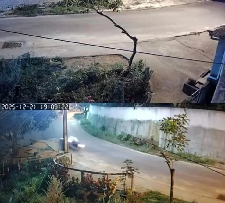 Vídeo mostra grave acidente com motociclista em bairro de Colatina