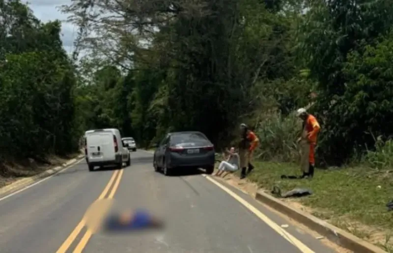 Motociclista morre após colisão com carro na ES-245, em Rio Bananal