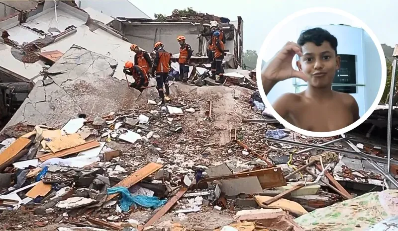 Desabamento: Após horas de procura, criança desaparecida é encontrada morta em Rio Bananal