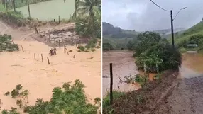 Chuvas intensas isolam comunidades rurais e causam alagamentos em Ibiraçu