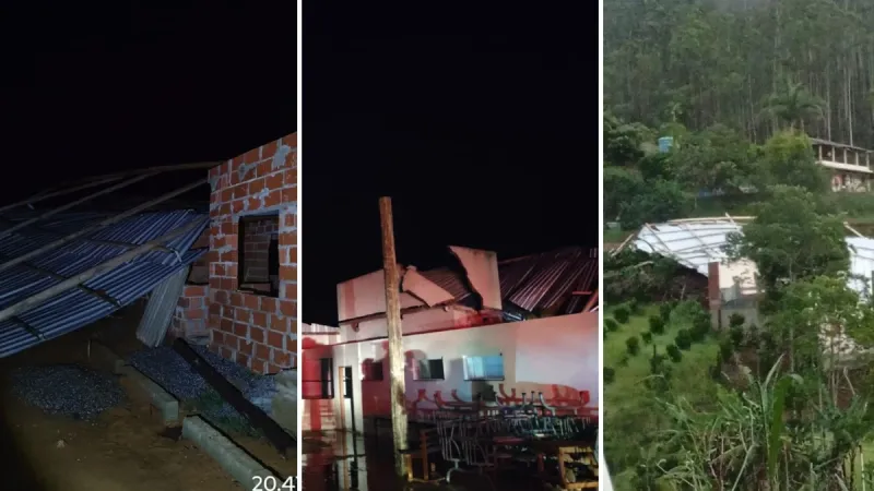 Temporal arranca telhado de igreja e deixa família desalojada em Castelo