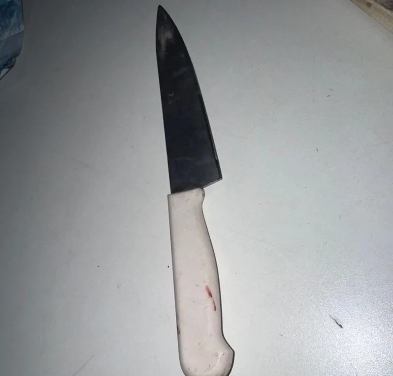 Ex invade casa, tenta matar mulher com faca e adolescente de 16 anos entra na frente para salvar a mãe em Marilândia