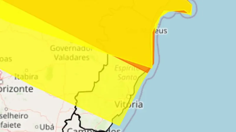 Alerta para Colatina, Linhares e Norte do ES: fim de semana poderá ter temporais e risco de alagamentos