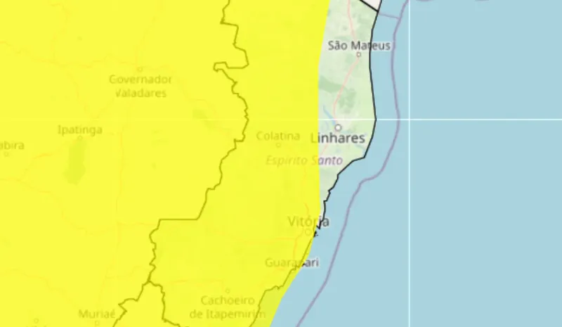 Calor de até 37°C e alerta de chuva: veja como fica o tempo em Colatina, Linhares e Norte do ES