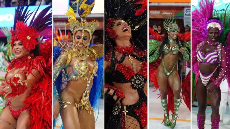 Primeira noite do Carnaval de Vitória 2026 leva cores, emoção e grandes enredos ao Sambão do Povo