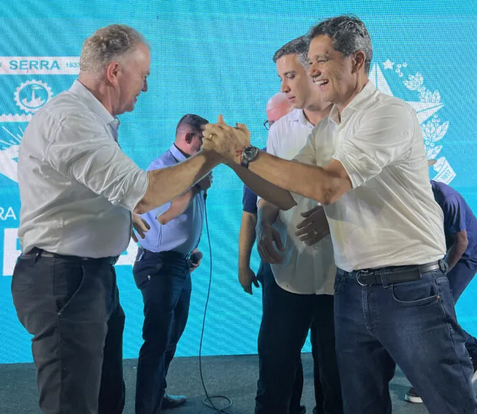 Casagrande reafirma confiança em Ricardo Ferraço para dar continuidade ao projeto de governo no Espírito Santo