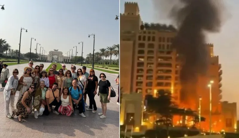 Grupo de capixabas fica retido em navio após explosão e incêndio em Dubai