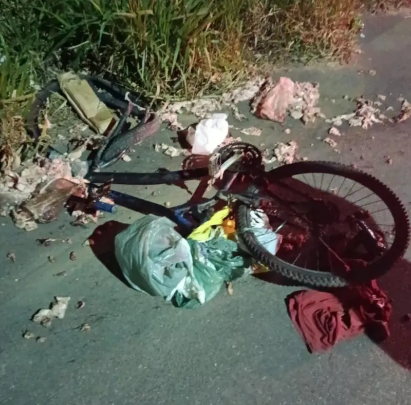Atropelamento com morte em Colatina: ciclista é atingido e condutor foge sem deixar pistas