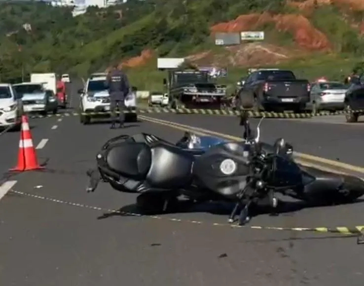 Vídeo: acidente na BR-259 em Colatina deixa mulher morta e motociclista em estado crítico