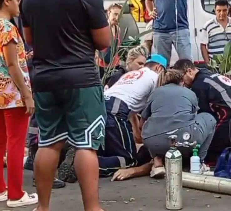Gravado minutos antes: vídeo revela últimos momentos de motorista de ambulância que morreu em Colatina