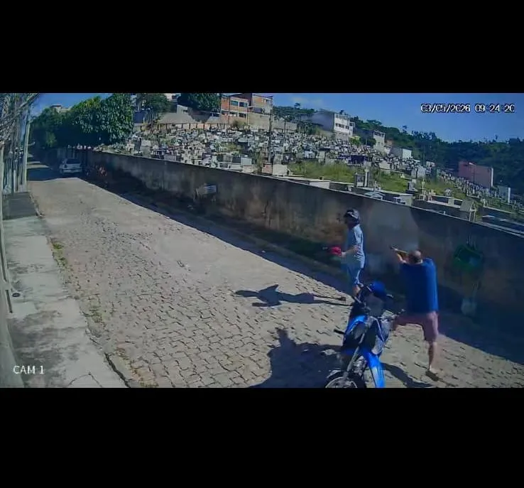Vídeo: imagens fortes mostram tentativa de execução a tiros em cidade do Noroeste do ES