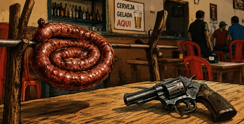 Discussão por linguiça sorteada termina com tiros e pânico em festa no interior de Marilândia
