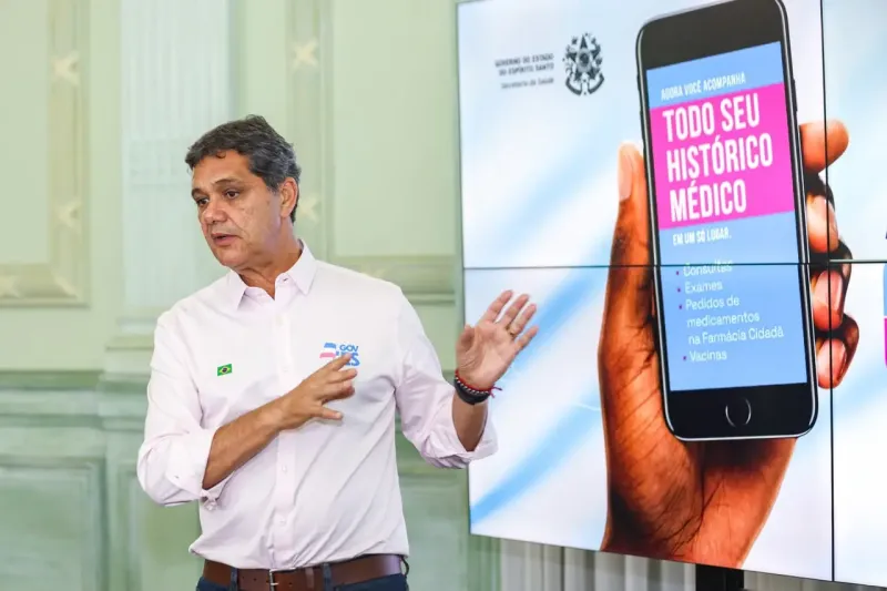 Capixabas poderão acompanhar consultas, exames e vacinas pelo celular com novo aplicativo do Governo do ES