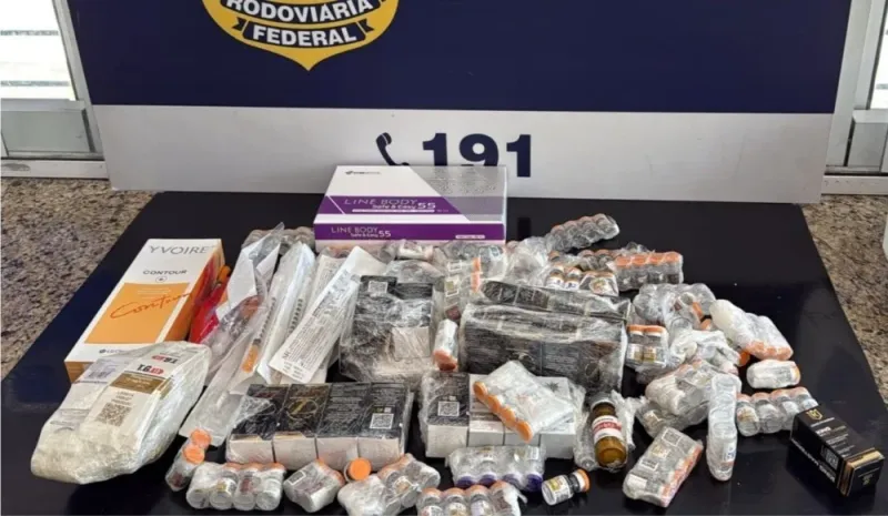 Casal é preso com carga de medicamentos avaliada em R$ 20 mil trazida ilegalmente do Paraguai no Sul do ES