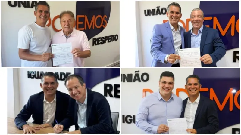 Podemos reforça chapa para as eleições com filiações de Guerino Balestrassi, Coronel Caus e outras lideranças