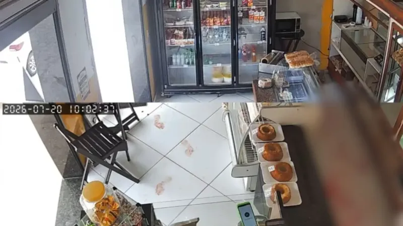Suspeito de matar homem dentro de padaria diz que crime foi motivado por ciúmes da esposa