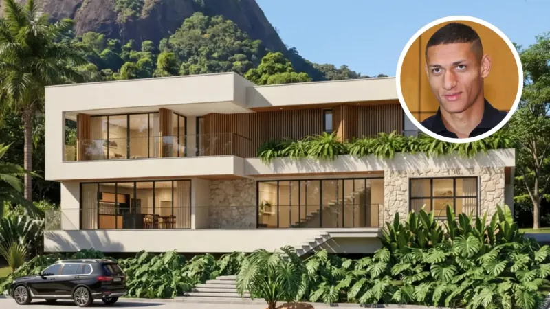 Richarlison constrói mansão de luxo em Nova Venécia, sua terra natal