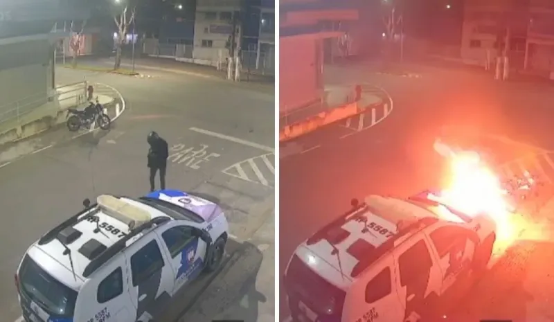 Suspeito de explodir mochila e incendiar viatura da PM é preso em Linhares