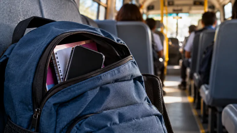 Celular é colocado em mochila de adolescente e gravação revela suposto bullying em transporte escolar de Colatina