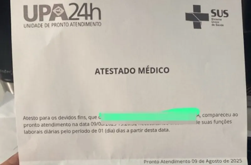 Empresa de Colatina denuncia site que ofereceria atestados médicos falsos em poucos minutos