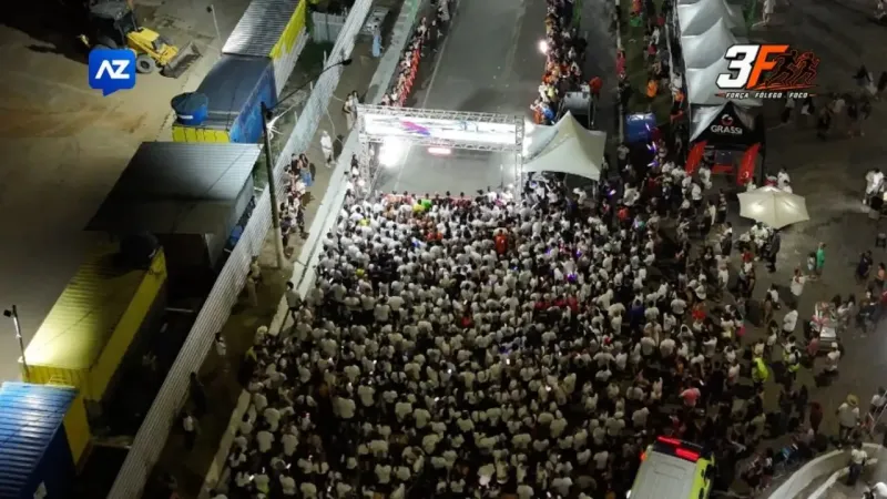 Pista do Aeroporto de Linhares vira circuito de corrida e reúne 800 atletas durante a noite