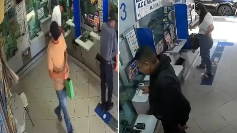 Suspeitos de aplicar golpes em lotéricas de Minas são presos em frente a lotérica de Colatina