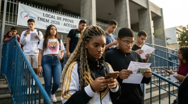 Enem 2026 libera consulta aos locais de prova; estudantes de Colatina, Linhares e região já podem conferir