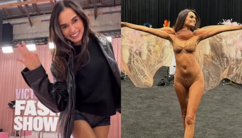 Capixaba Gizele Oliveira brilha em desfile da Victoria’s Secret e retorna às passarelas após oito anos