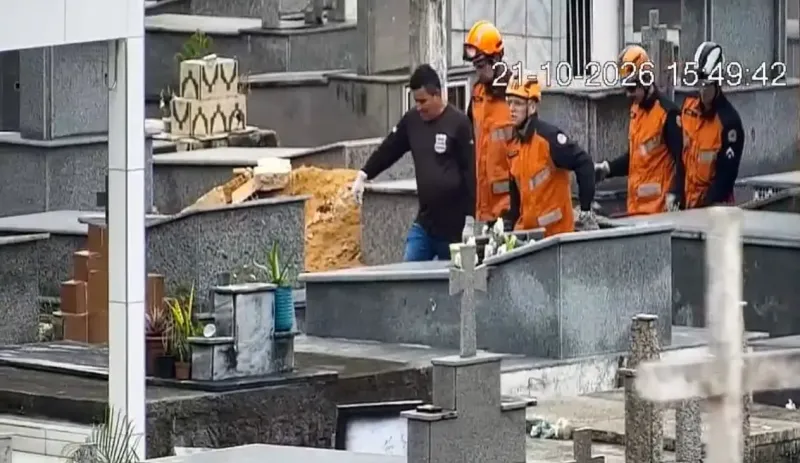 Saiba os detalhes da tragédia que matou homem após cair dentro do túmulo do próprio pai em Linhares