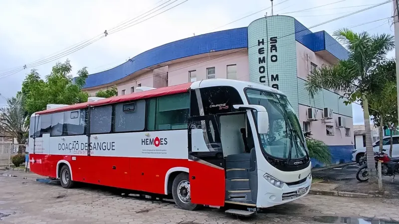 Ônibus para doação de sangue vai percorrer 14 municípios do Norte do ES a partir de novembro